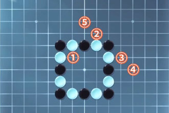 《逆水寒手游》五子棋残局第三十三关通关攻略