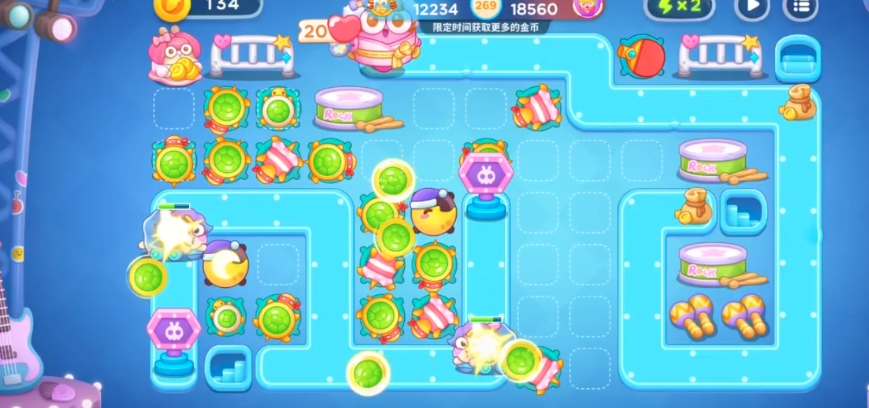 《保卫萝卜4》星途101获得更多金币通关攻略